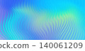Abstract Vibrant Colorful Soft Stripped Pastel Gradient Background. Fractal Glass Texture. Holographic Futuristic Ribbed Visual Pattern. Blue Purple Yellow Color. Rippled Glass Effect. Colorful BG 140061209