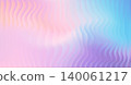 Abstract Vibrant Colorful Soft Stripped Pastel Gradient Background. Fractal Glass Texture. Holographic Futuristic Ribbed Visual Pattern. Blue Pink Color. Rippled Glass Effect. Colorful BG. Vector 140061217