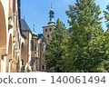Courtyard of famous Vlassky dvur in Kutna Hora. Czech republic. 140061494