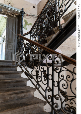 Old staircase in historical part of the Tbilisi city, Georgia Old staircase in historical part of the Tbilisi city, Georgia 140061639