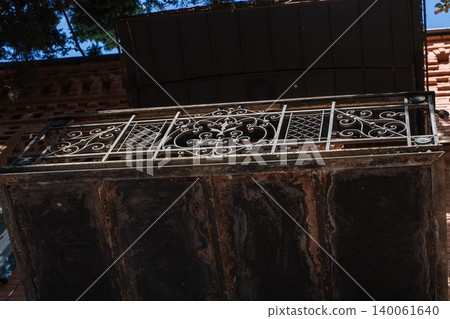 Architecture of old Tbilisi, capital city of Georgia 140061640