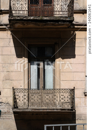 Architecture of old Tbilisi, capital city of Georgia 140061641