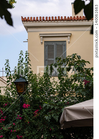Shutters on the windows in Athens area Plaka Shutters on the windows in Athens area Plaka 140061663