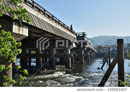 Uji Bridge and Uji River (Uji City, Kyoto Prefecture) 140061907