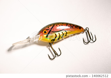 Fishing accessories bobbers, hooks, tackles, baits isolated on white background. Image for shop for fisherman. Close up Fishing accessories bobbers, hooks, tackles, baits isolated on white background. Image for shop for fisherman. Close up 140062512
