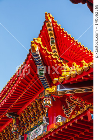 Wen Wu Temple ornate roof in Taiwan Wen Wu Temple ornate roof in Taiwan 140062569