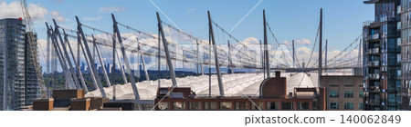 Panoramic View of BC Place Stadium and Vancouver Skyline Panoramic View of BC Place Stadium and Vancouver Skyline 140062849