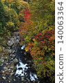 Autumn leaves river 140063364