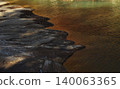 landscape reflected on the river 140063365