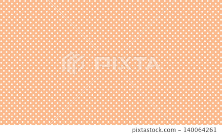 Simple small polka dot pattern on a light orange background (pastel, landscape, 16:9 aspect ratio) Simple small polka dot pattern on a light orange background (pastel, landscape, 16:9 aspect ratio) 140064261