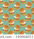 Many hamburger patterns 140064653