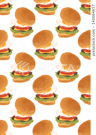Many hamburger patterns 140064657