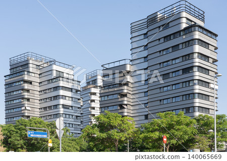 Modern residential towers with contemporary urban architecture Modern residential towers with contemporary urban architecture 140065669