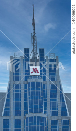 Rotterdam, The Netherlands. 05,23,2026. Modern high-rise hotel building Rotterdam, The Netherlands. 05,23,2026. Modern high-rise hotel building 140066091