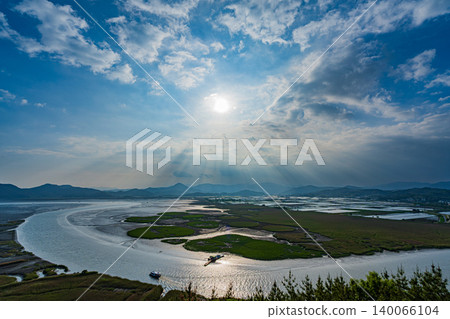 廣闊美麗的順天灣濕地 廣闊美麗的順天灣濕地 140066104