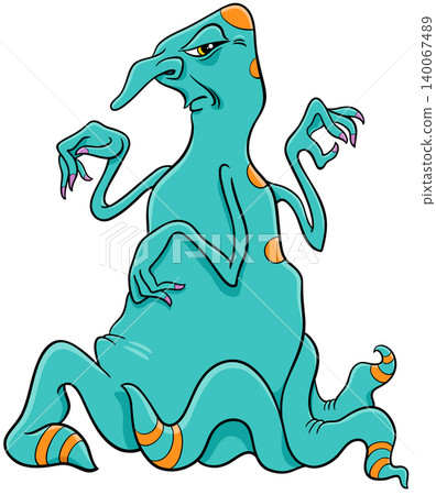monster or fright fantasy character cartoon illustration monster or fright fantasy character cartoon illustration 140067489