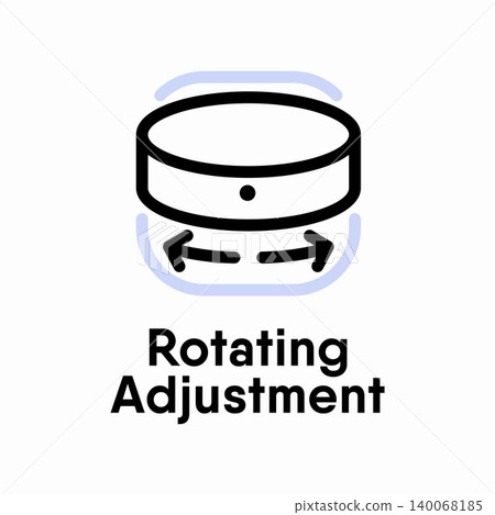 Rotating Adjustment information sign Rotating Adjustment information sign 140068185