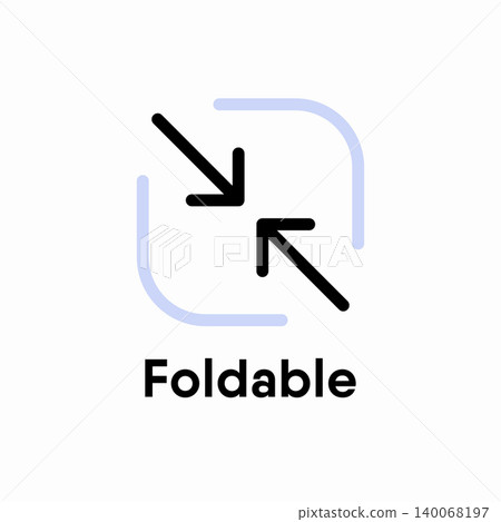 Foldable information sign Foldable information sign 140068197