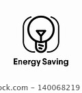 Energy Saving information sign 140068219