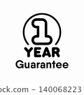 1 Year Guarantee information sign 140068223