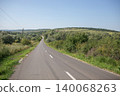 Modern rural road covered with asphalt 140068263