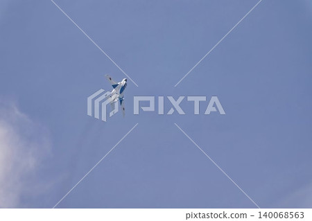 The Blue Sky and the Blue Impulse of Matsushima Air Base Higashi Matsushima City, Miyagi Prefecture 140068563