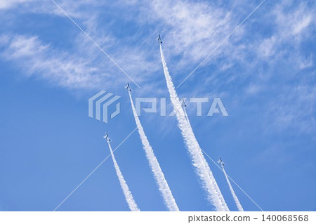The Blue Sky and the Blue Impulse of Matsushima Air Base Higashi Matsushima City, Miyagi Prefecture The Blue Sky and the Blue Impulse of Matsushima Air Base Higashi Matsushima City, Miyagi Prefecture 140068568