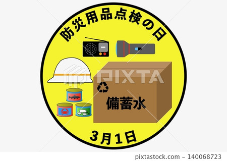 Disaster Preparedness Supplies Inspection Day: March 1st, June 1st, September 1st, December 1st (Anniversary) Disaster Preparedness Supplies Inspection Day: March 1st, June 1st, September 1st, December 1st (Anniversary) 140068723