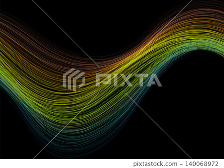 Colorful wavy lines abstract minimal elegant background Colorful wavy lines abstract minimal elegant background 140068972