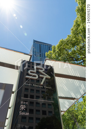 Sakae Station on the Nagoya SRT: A scene of urban transportation infrastructure. Sakae Station on the Nagoya SRT: A scene of urban transportation infrastructure. 140069270