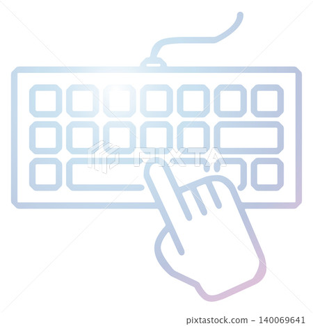 Keyboard icon design template 140069641