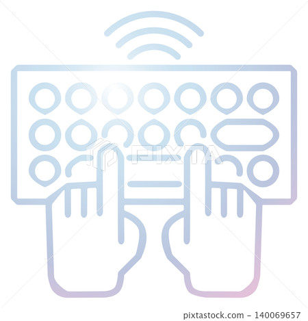 Keyboard icon design template Keyboard icon design template 140069657