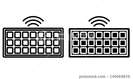 Keyboard icon design template 140069659