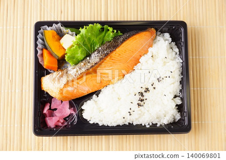 Silver Salmon Bento Japanese Food 140069801