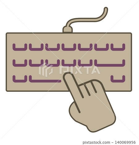 Keyboard icon design template Keyboard icon design template 140069956