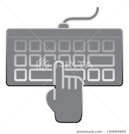 Keyboard icon design template 140069960