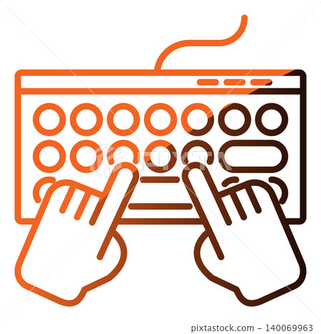 Keyboard icon design template 140069963