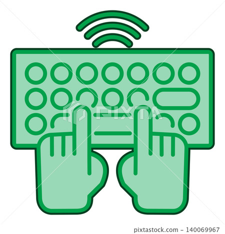 Keyboard icon design template Keyboard icon design template 140069967
