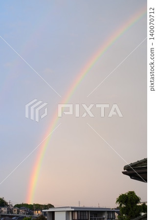 雨後的彩虹和天空很容易被用來象徵希望和好運。 140070712