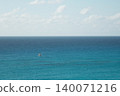 A beautiful view of the Caribbean beach from the balcony of a resort hotel in Cancun, Mexico. 140071216