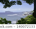 Enoshima and Mount Fuji as seen from Inamuragasaki 140072133