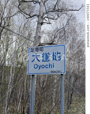 Place name sign: Daiyochi Place name sign: Daiyochi 140073501