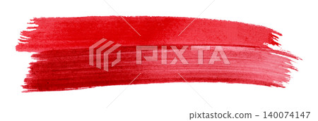red brush isolated on transparent background red watercolor red brush isolated on transparent background red watercolor 140074147