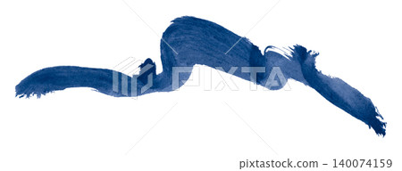 blue brush isolated on transparent background blue watercolor blue brush isolated on transparent background blue watercolor 140074159