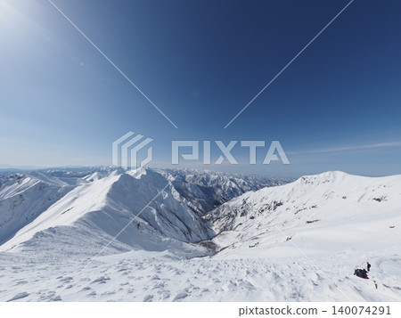 Mount Tanigawa in mid-February (Minakami Town, Gunma Prefecture and Yuzawa Town, Niigata Prefecture) Mount Tanigawa in mid-February (Minakami Town, Gunma Prefecture and Yuzawa Town, Niigata Prefecture) 140074291