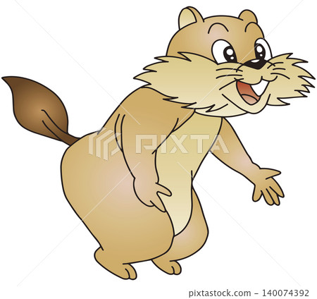 Hand-drawn animal illustration ☆ Beaver Hand-drawn animal illustration ☆ Beaver 140074392
