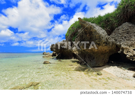 【沖繩縣】伊良部島(宮古島)天氣晴朗 【沖繩縣】伊良部島(宮古島)天氣晴朗 140074738