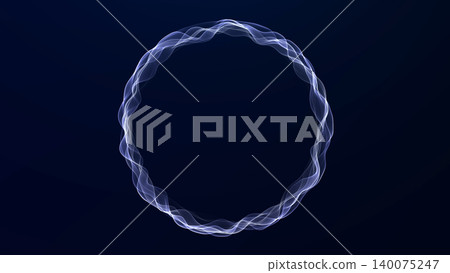 4K white blue energy ring on dark tech background, abstract wave portal frame with luminous mesh, futuristic science look and clean copy space. 4K white blue energy ring on dark tech background, abstract wave portal frame with luminous mesh, futuristic science look and clean copy space. 140075247