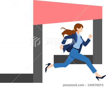 實現目標的路線圖插圖 實現目標的路線圖插圖 140076053