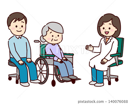 Patients and their families receiving medical treatment Patients and their families receiving medical treatment 140076088